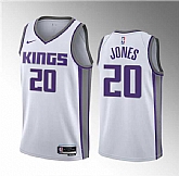 Men's Sacramento Kings #20 Colby Jones White 2023 Draft Association Edition Stitched Jersey Dzhi ,baseball caps,new era cap wholesale,wholesale hats